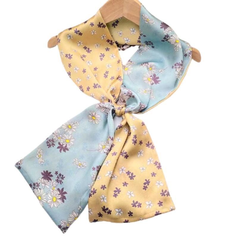 Satin Scarf Floral