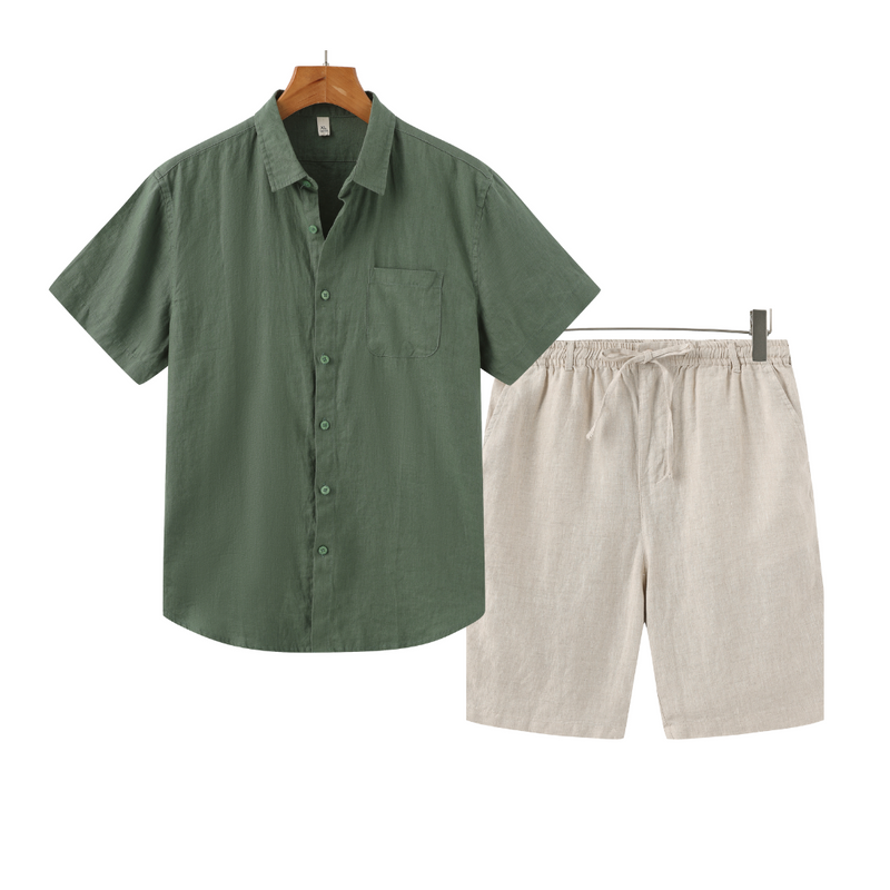 Old Money Linen Combo (Shorts)